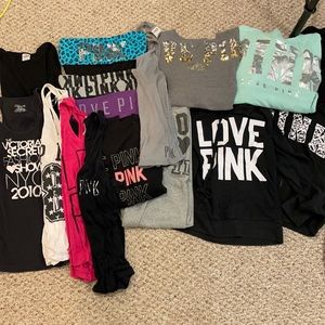 15 piece small Victoria’s Secret pink lot!!!